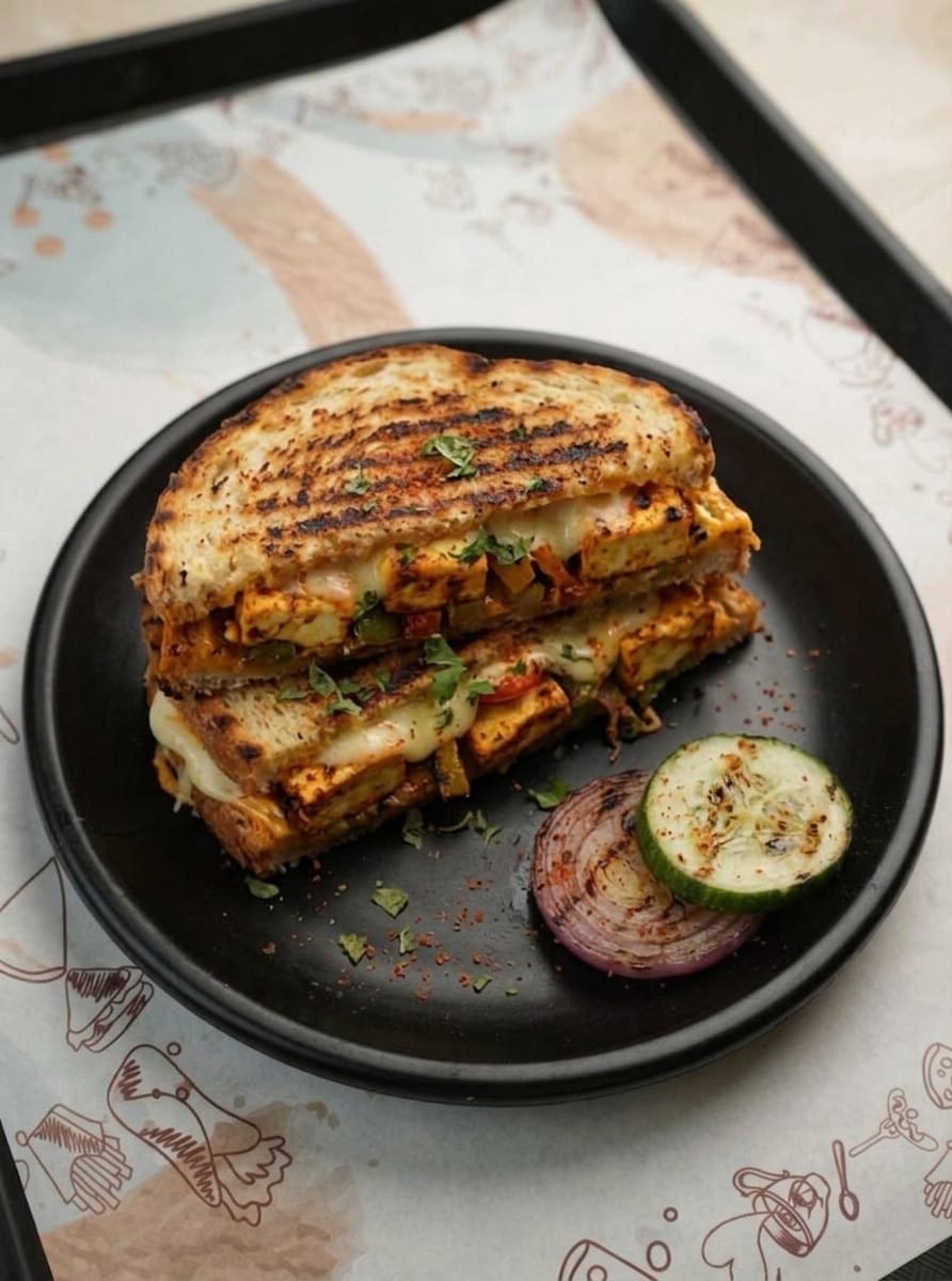 Tandoori Cheese Sandwich